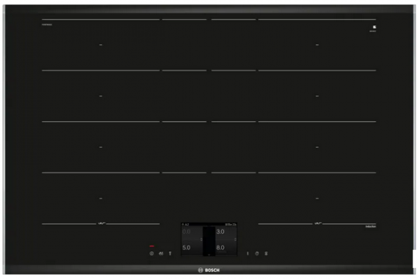 Bosch PXY875KV1E Induction Hob, 80 CM, Black