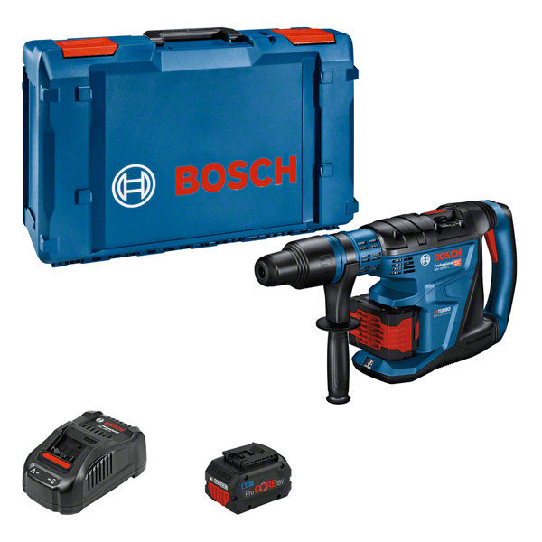 Bosch Professional GBH 18V-40 C Akku-Bohrhammer Biturbo (2xPC8,0Ah; XL-BOXX) (0611917102)