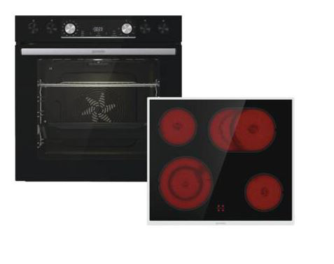 Gorenje Black Set 4 Pyrolysis, Built-in Oven set BCIX6737E05BG + ECD634X