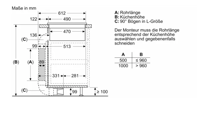 iQ500 Dunstabzug ED711FQ15E mit für Kochfeld Kochergebnisse! Siemens perfekte Jetzt | Induktion: und Etrona kaufen: