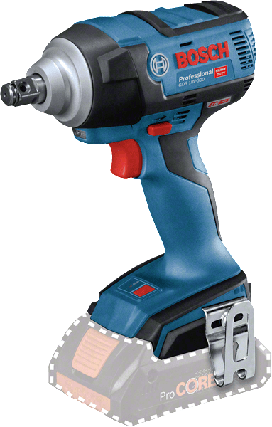 Bosch Professional GDS 18V-300 Akku-Drehschlagschrauber (06019D8200)