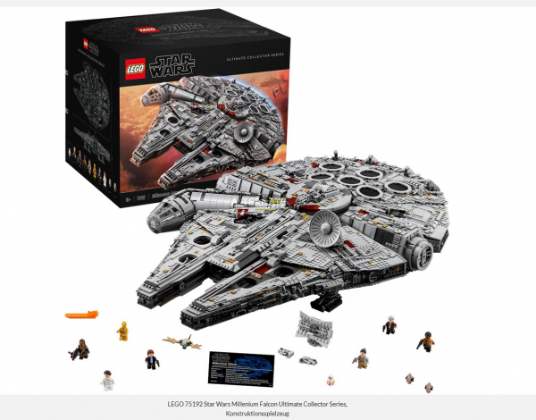Lego 75192 Millennium Falcon UCS