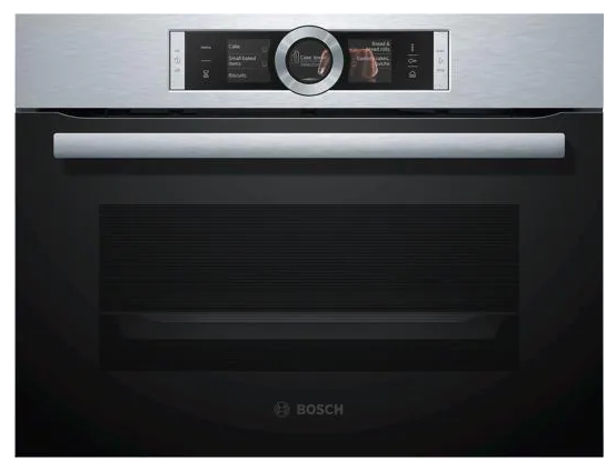 Bosch CSG636BS3 Series 8 Built-in Compact Steam Oven 60 x 45 cm Stainless Steel