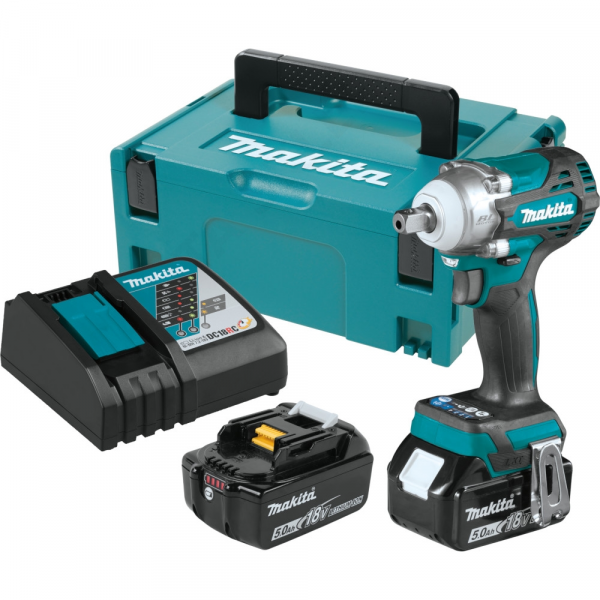 Makita DTW301RTJ schlagschrauber 1/2" 330 Nm 18 Volt 5.0 Ah Li-Ion DTW301RTJ