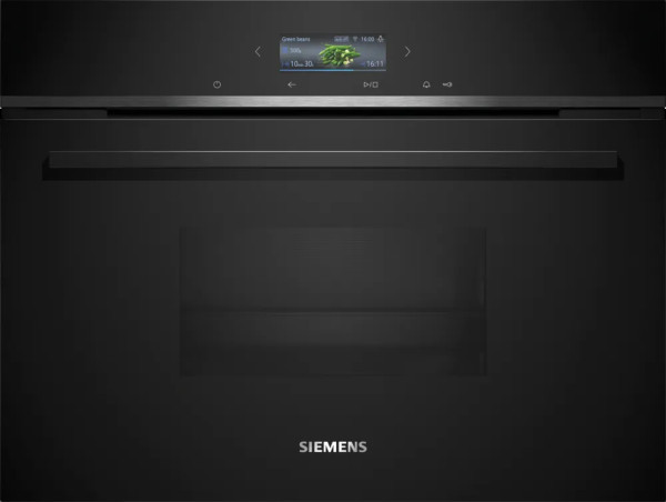 Siemens iQ700, Dampfgarer, 60 x 45 cm, Schwarz, Edelstahl CD714GXB1