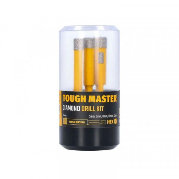 Tough Master TM-DDK5 Diamantbohrer-Set 5 - 12 mm, 5-teilig