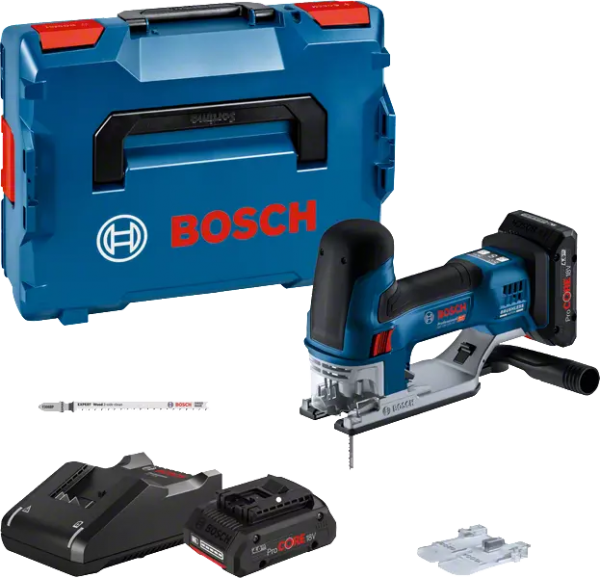 Bosch Professional GST 18V-155 SC (L) Akku-Stichsäge (2xPC4,0Ah)