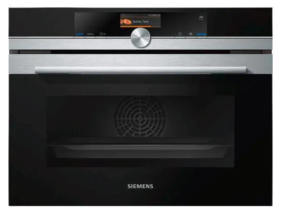 Siemens CS636GBS2 iQ700 Built-in Compact Steam Oven, 60 x 45 CM Stainless steel