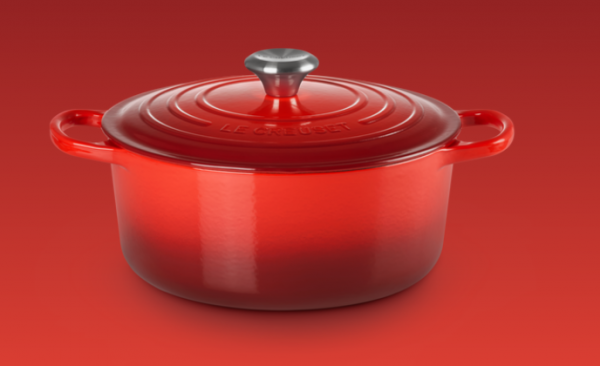 Le Creuset Signature Bräter, rund, 26cm , kirschrot (21177260602430)