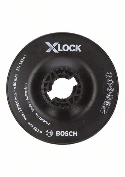 Bosch X-LOCK Stützteller 125 mm hart (2608601716)