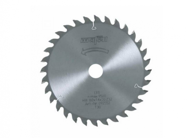 Mafell Kreissägeblatt "Feiner Schnitt" HM 160 x 1,2/1,8 x 20 mm, Z 32, WZ (092552)