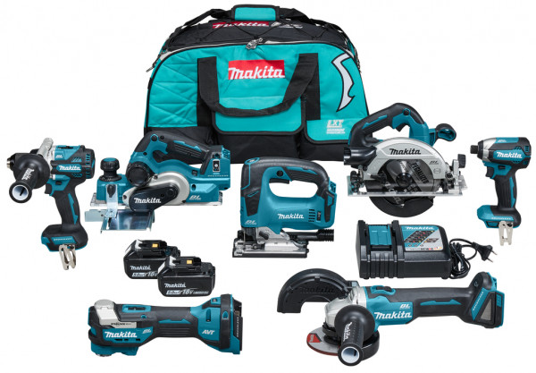 Makita DLX7019TX1 Spezial Set 18 Volt 5.0Ah Li-Ion