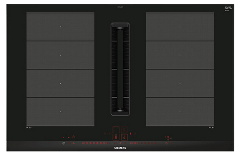 Siemens Induction hob with integrated ventilation system (EX875LX57E)