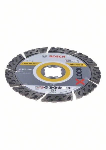 Bosch X-LOCK Trennscheibe Best for Universal 125 x 22,23 x 2,2 x 12 (2608615161)