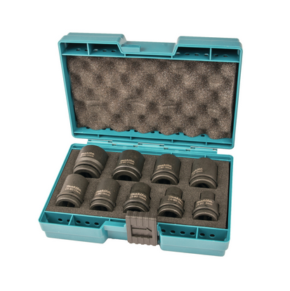 Makita D-41517 1/2in Square Impact Socket Sets 9pcs.