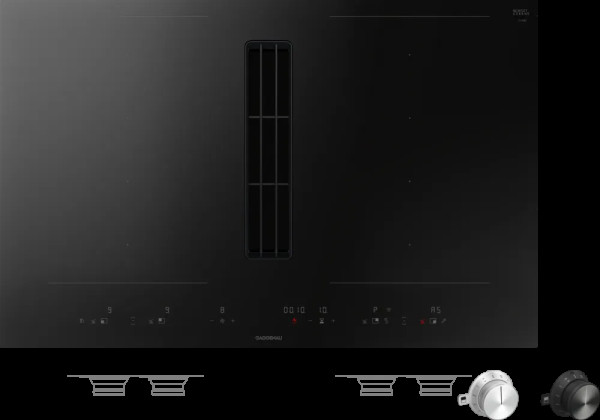Gaggenau CV482105 Serie 400 Flex-Induktionskochfeld mit integriertem Lüftungssystem 80 CM